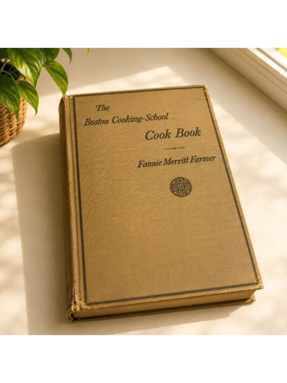Antique 1922 Fannie Farmer Boston Cooking School Cookbook HC Revised Ed